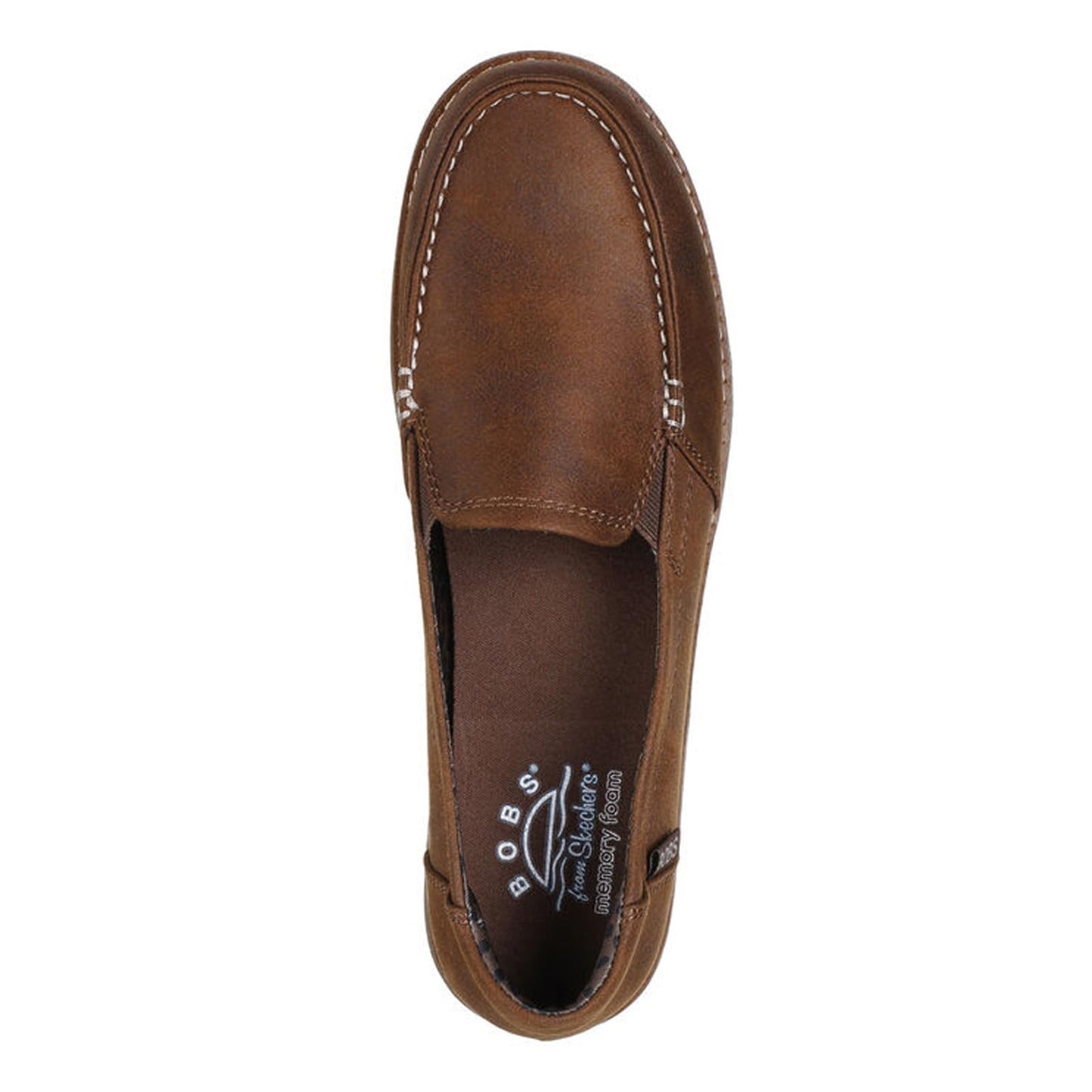 Skechers Women's, BOBS Chill Lugs - Central Look Loafer - Wide Width Brown