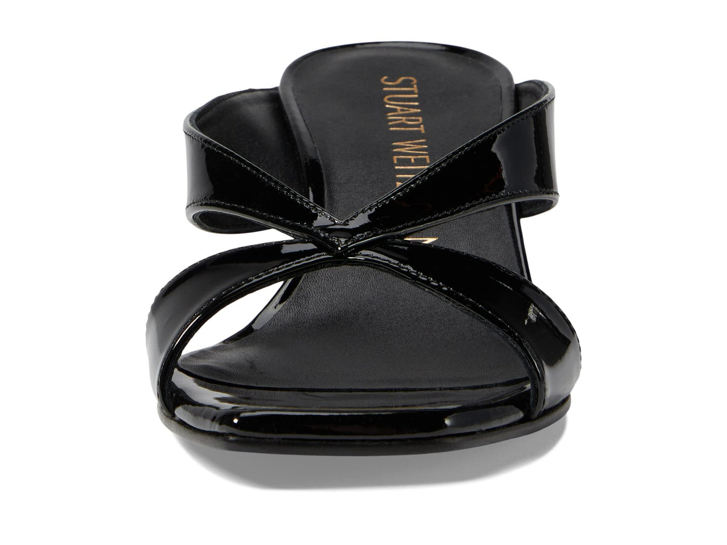 Stuart Weitzman Miami 50 Wedge Slide Black 5 B