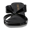 Stuart Weitzman Miami 50 Wedge Slide Black 7 B