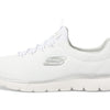 Skechers Women's Summits Sneaker, White/Silver=WSL, 10