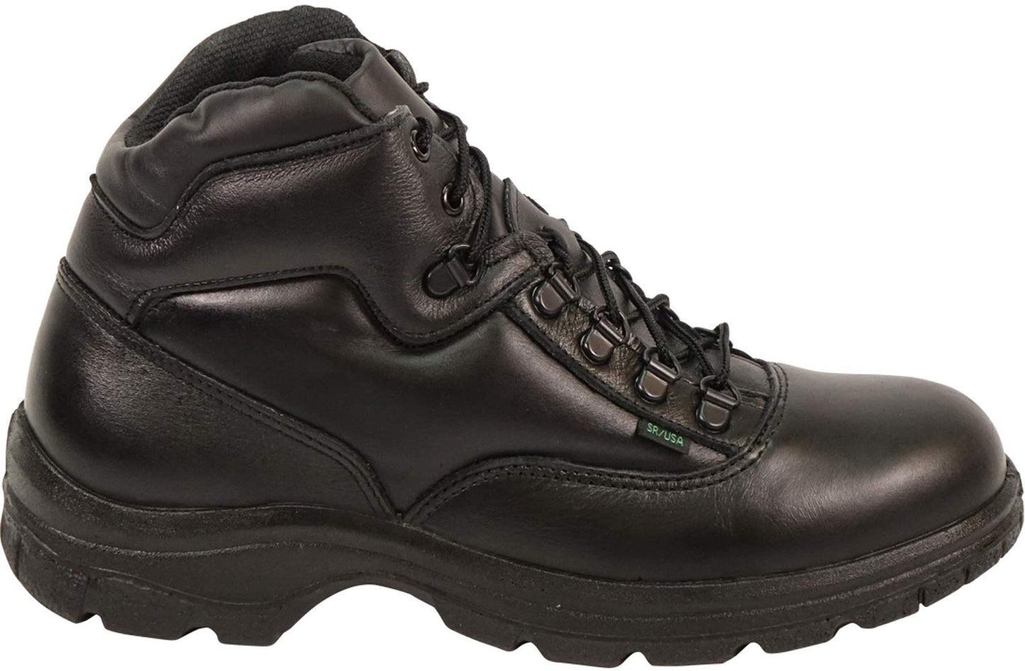 Thorogood Soft Streets Ultimate Cross-Trainer Work Shoes for Men - Premium Black Leather with Comfort Insole and Slip-Resistant Outsole; Berry Compliant and Postal Certified, Black - 10 M US