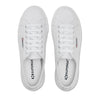 Superga 2790 Nappa Optical White/Silver Full Avorio EU 37.5 (US Women's 7) Medium