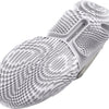 Under Armour Women's UA Flow Breakthru 4 Basketball Shoes (White/Halo Gray/Metallic Silver - 101, US Footwear Size System, Adult, Women, Numeric, Medium, 8)