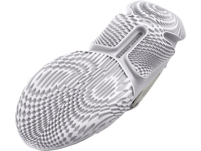 Under Armour Women's UA Flow Breakthru 4 Basketball Shoes (White/Halo Gray/Metallic Silver - 101, US Footwear Size System, Adult, Women, Numeric, Medium, 8)
