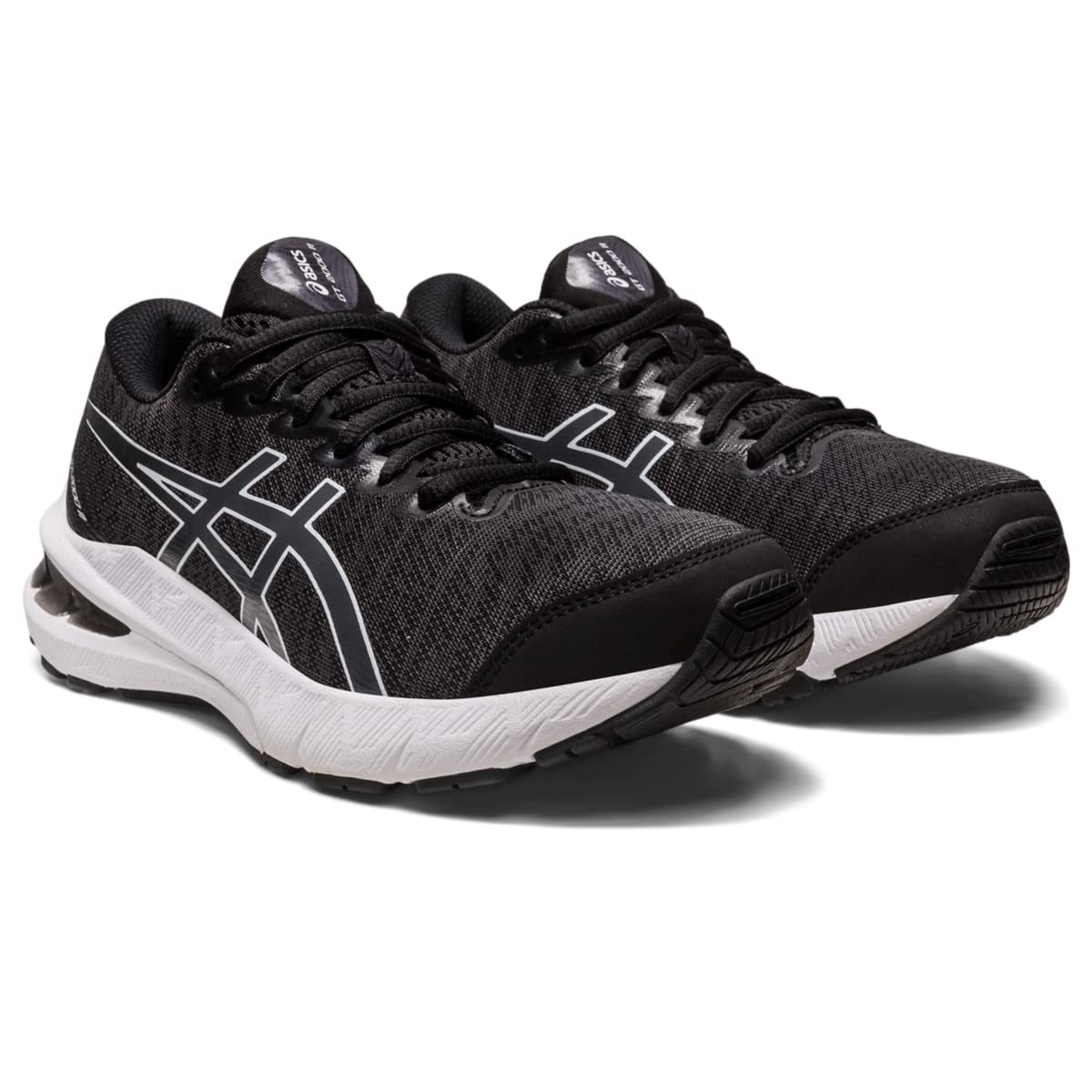 ASICS Kid's GT-2000 11 Grade School Running Shoes, 4.5, Black/Carrier Grey
