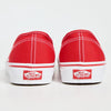 Vans U Authentic Sneakers, Red, 17 US Women/15 US Men