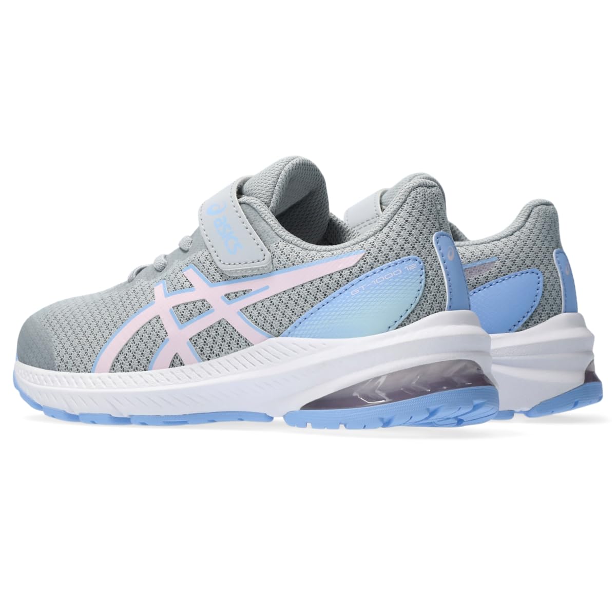 ASICS Kid's GT-1000 12 Pre-School Running Shoes, K11, Piedmont Grey/Cosmos