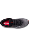 Saucony Men's Ride ISO, Grey/Red, 11.5 D