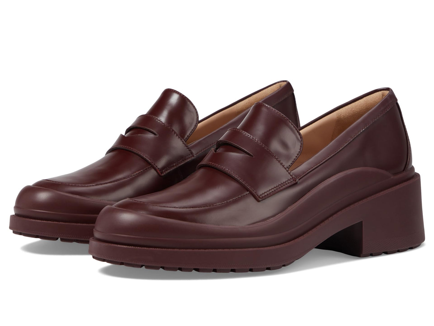 Cole Haan Women's Grand Ambition Westerly Loafer, Bloodstone Leather, 8.5