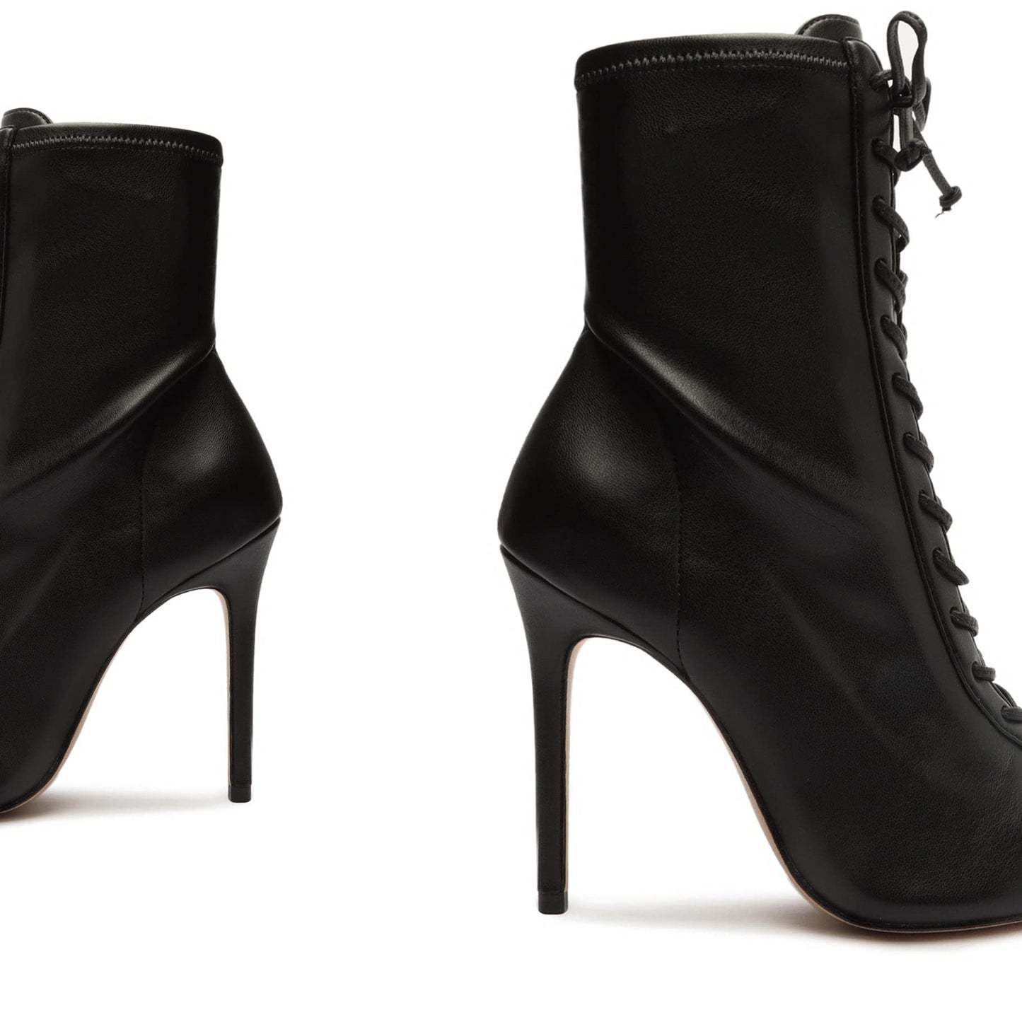 SCHUTZ Women's Tennie High-Heeled Leather Bootie