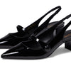 Stuart Weitzman SW 50 Block Slingback Black 11 B