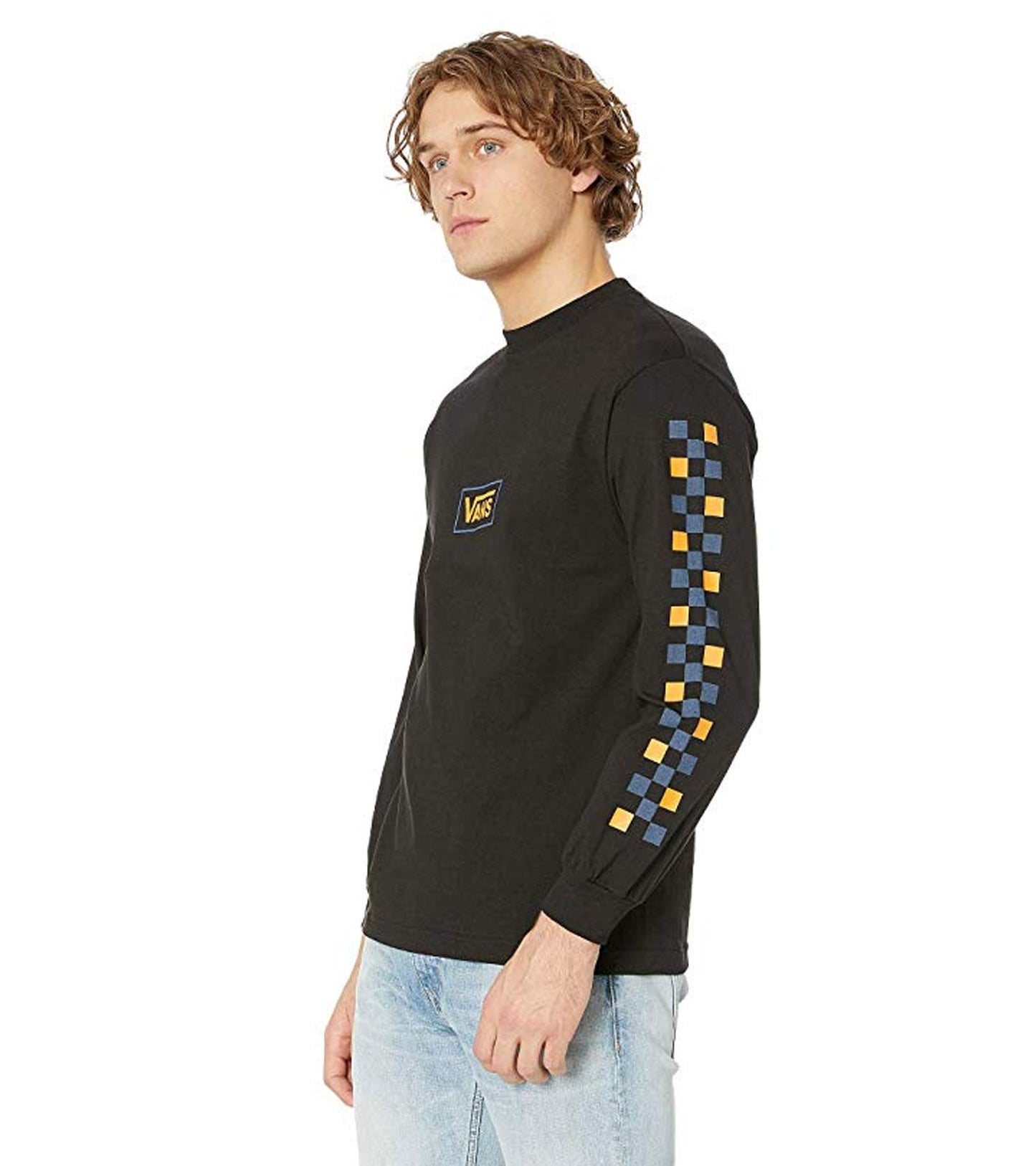 Vans Mens Multibox Long Sleeve T Shirt (Medium, Black)