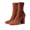 Stuart Weitzman Curveblock 100 Bootie Cappucino 5 B