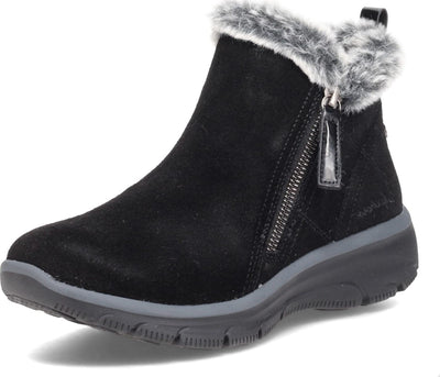Skechers womens Zip Bootie Fashion Boot, Black, 6 US