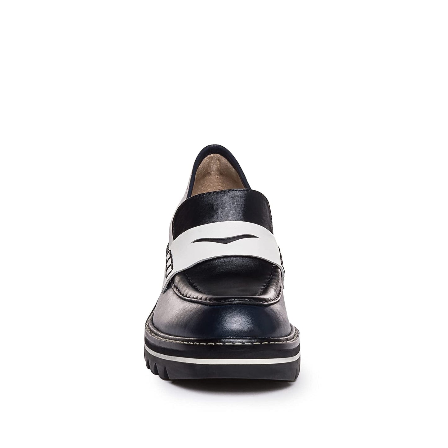 Bernardo Selma Navy Multi Antique Calf 7 M