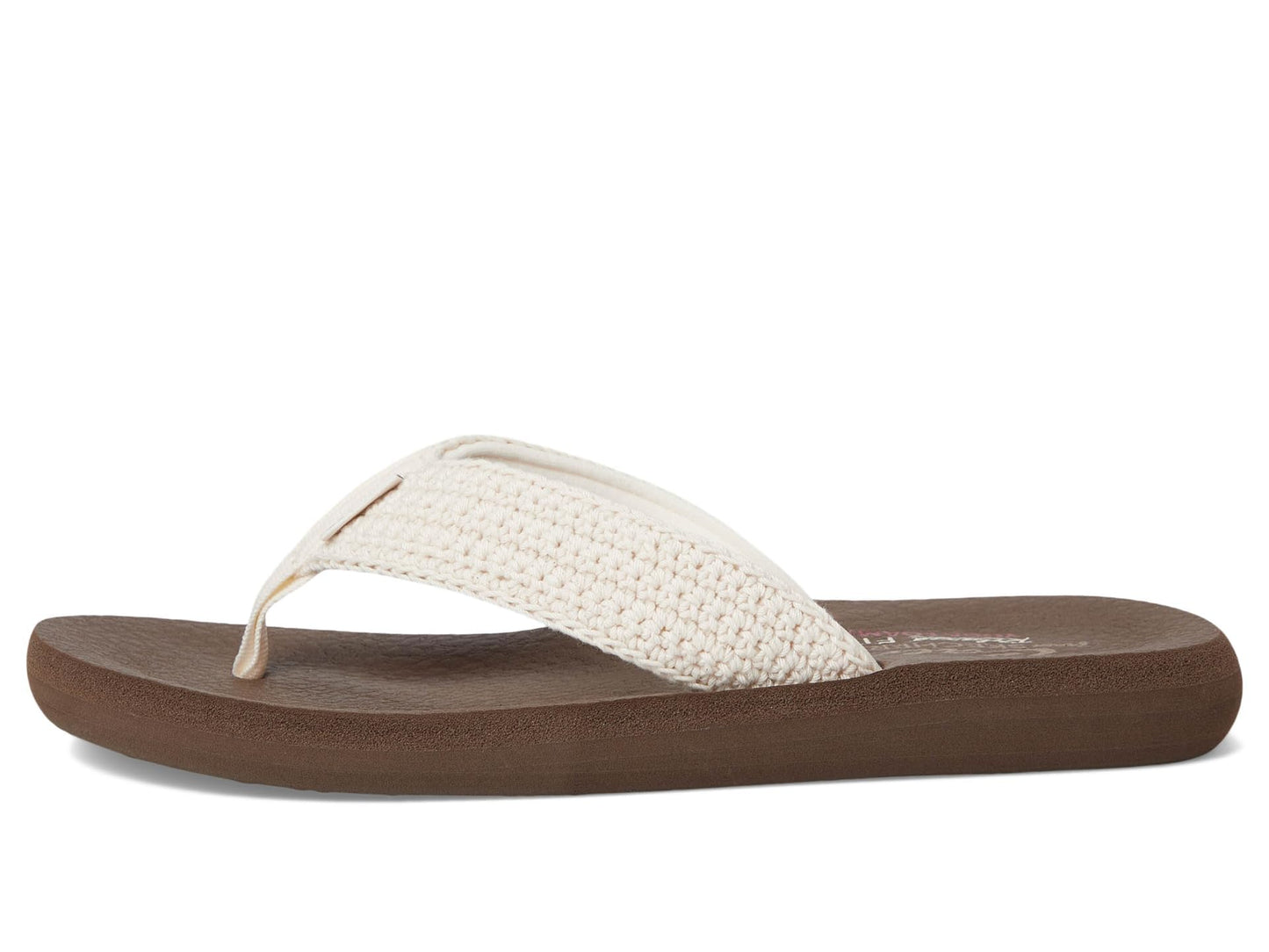 SKECHERS Womens Asana - Valley Chic!, Natural, 8, Medium