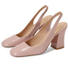 Stuart Weitzman Curveblock 85 Slingback Pump Ballet 9 B