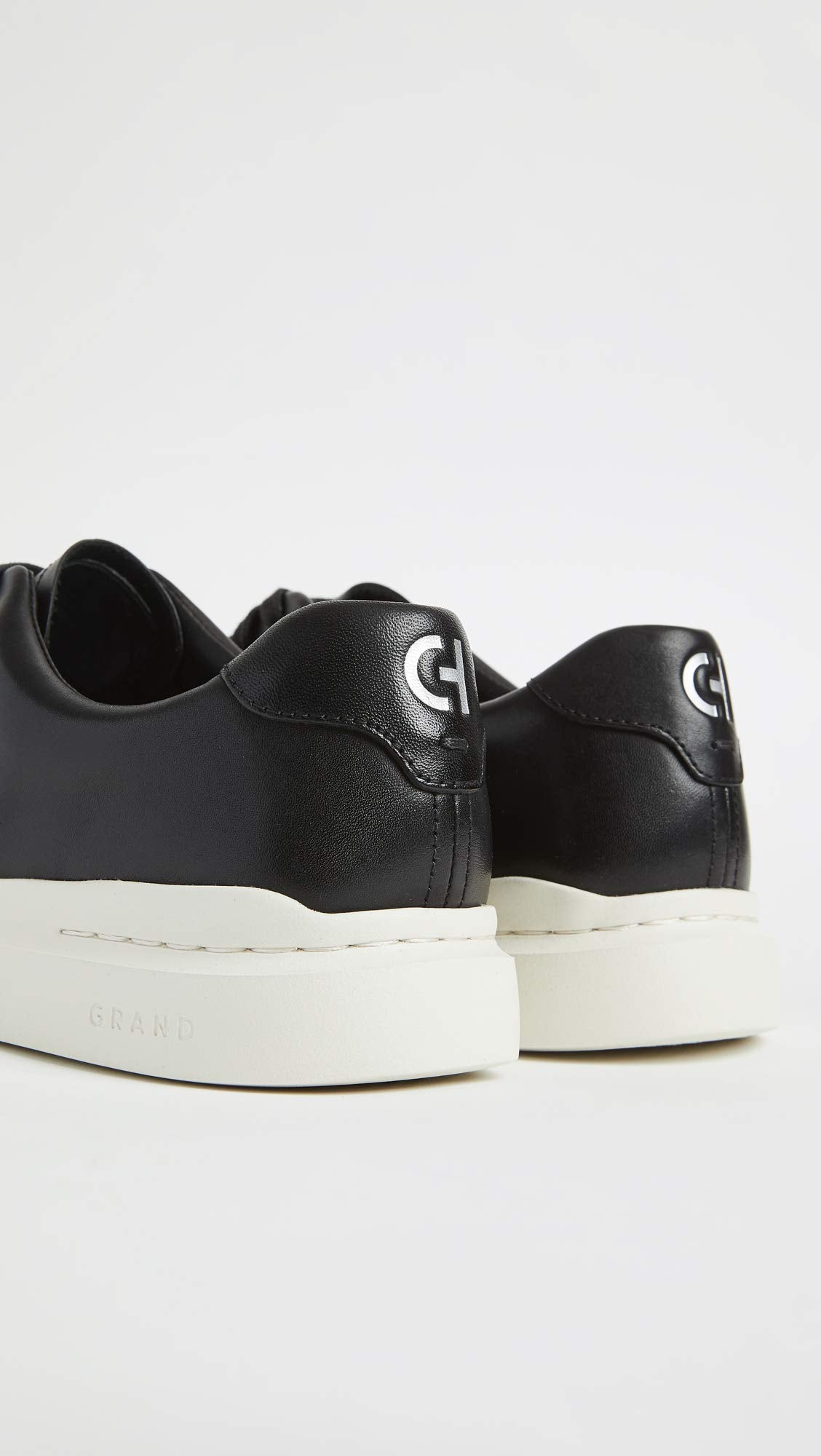 Cole Haan Grandpro Rally Canvas T-Toe Black/Optic White 10 B (M)