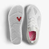Vivobarefoot Motus Strength Mens Barefoot Zero-Drop Shoes | Improves Strength & Stability | Lightweight for Training & Running | Wide Fit Grounding Shoes Bright White