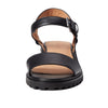 Madewell Cameron Lug Sandal - Nubuck Sandals for Women - Leather Upper with Ankle Strap Buckle Closure, Synthetic Outsole, and Round-Toe Sandals True Black 6 M