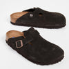 Birkenstock Unisex Arizona Soft Footbed Sandal, Mocha Suede, 45 M EU / 12-12.5 D(M) US