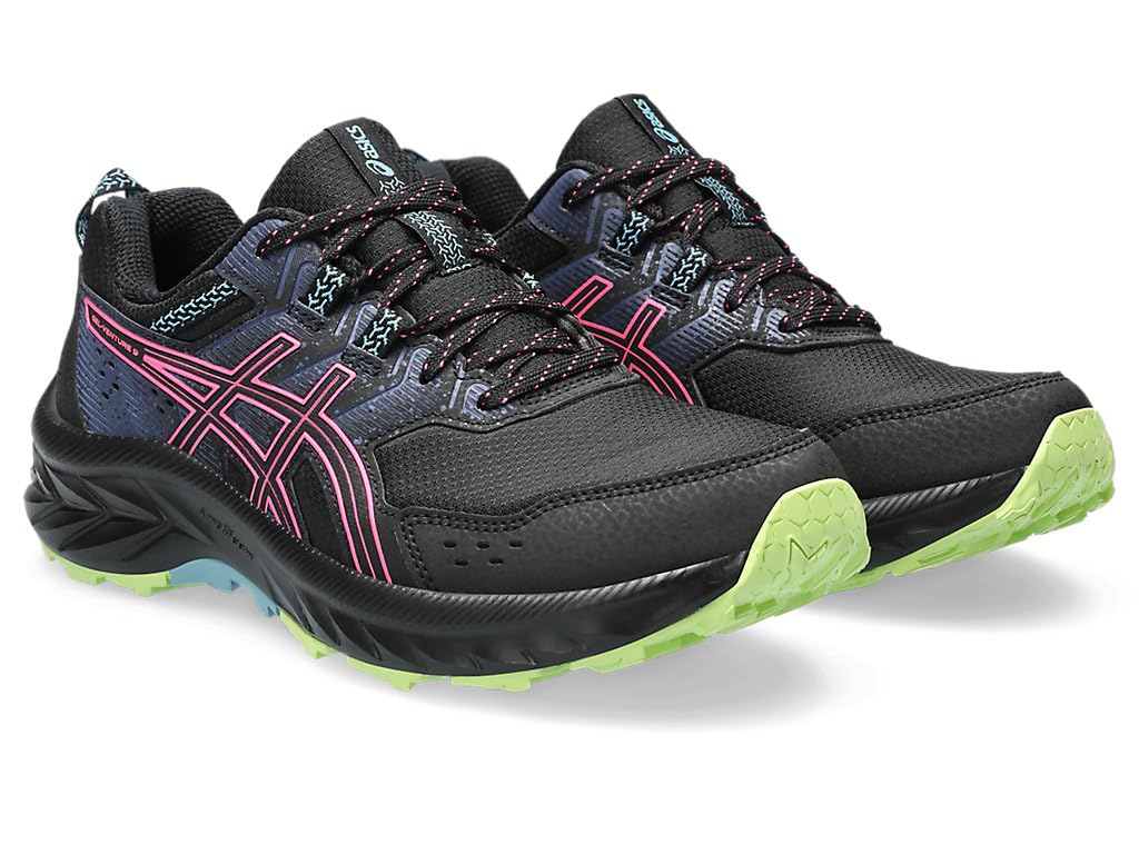 ASICS Women's Gel-Venture 9 Shoes, 9.5, Black/HOT Pink
