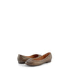 Frye Carson Ballet Flats for Women - Premium Tumbled Leather Lining, Leather Outsole - 3/8" Heel, Warm Grey - 9.5 M