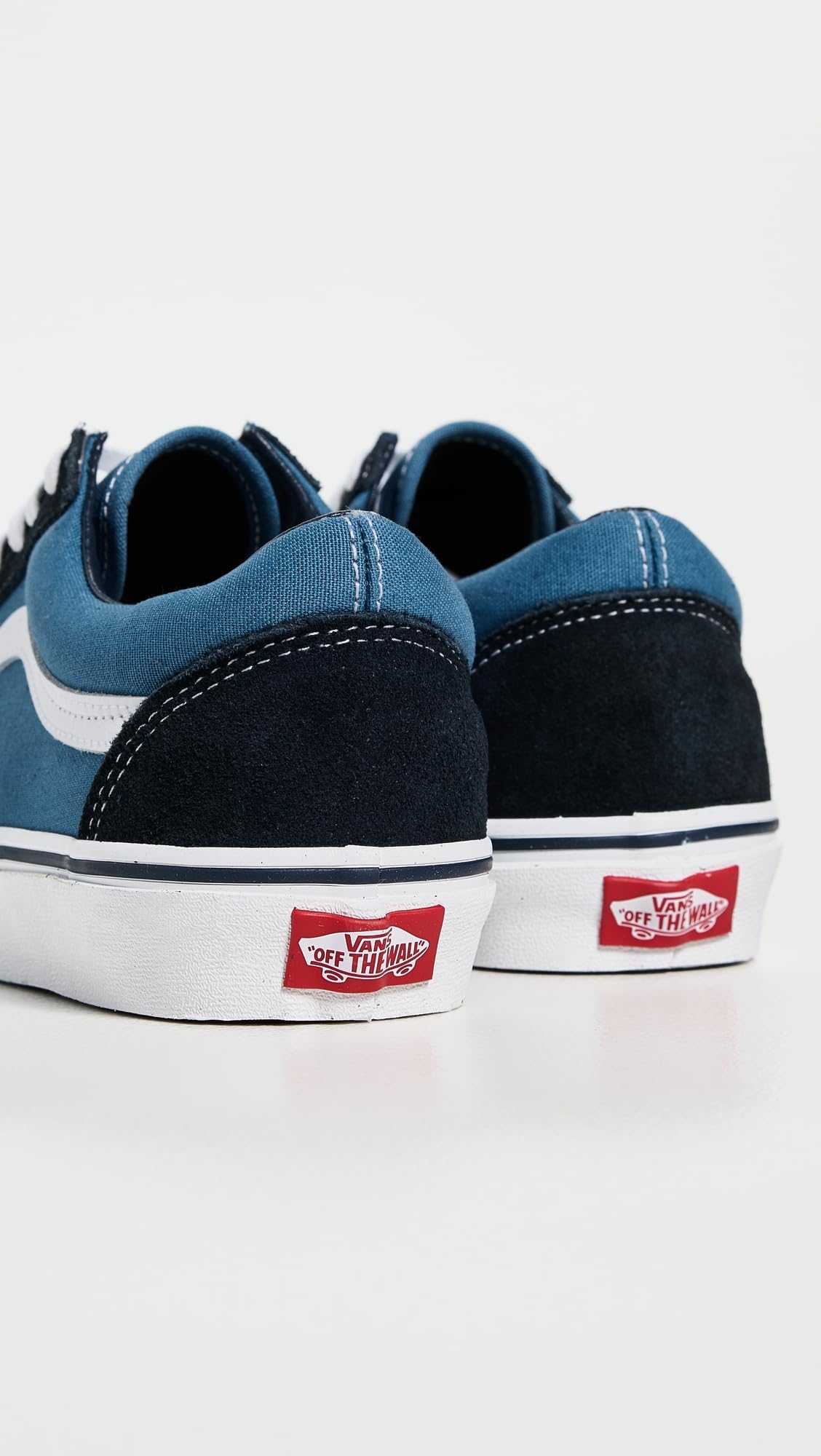 Vans U Old Skool Unisex Sneakers, Navy, 17 US Women/15 US Men