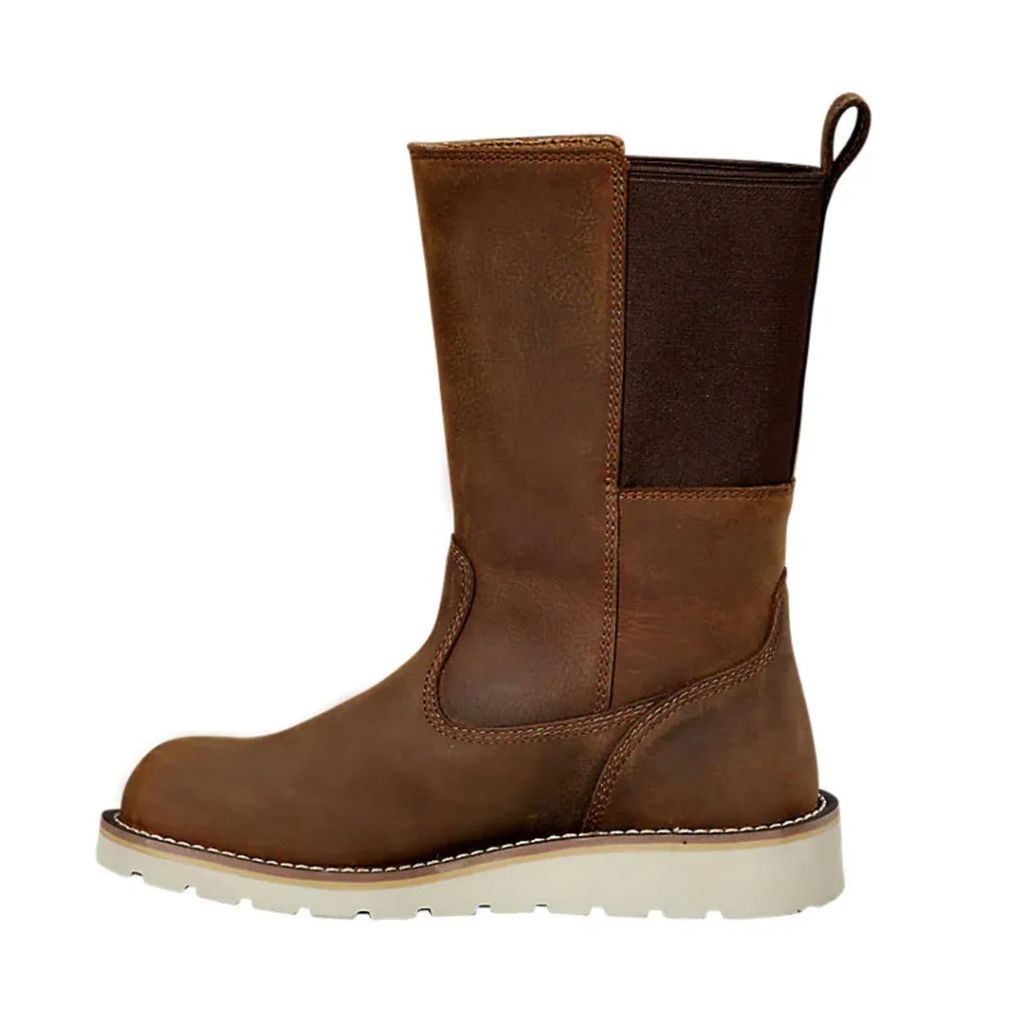 Carhartt Footwear FW1234-W Women's Waterproof 10-Inch Wellington Wedge Boot, Brown - 6 M
