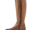 Frye Women's Melissa Belted Tall Knee High Boot, Black - 7M