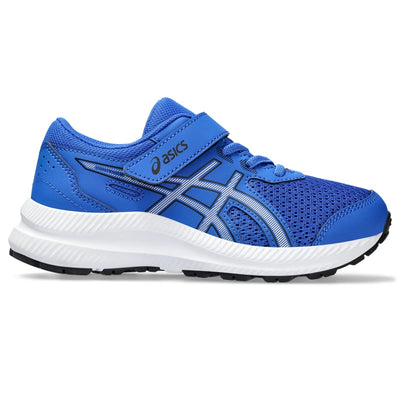 ASICS Kid's Contend 8 Pre-School Running Shoes, 3, Illusion Blue/Pure Silver