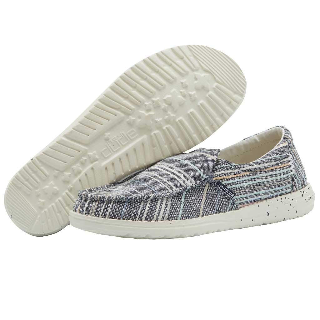 HEYDUDE Wendy Funk Surf Baja, Womens Shoes, Womens Slip-on Loafers, Comfortable & Light-Weight Green
