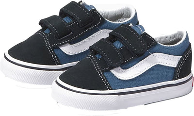 Vans Kids Unisex Old Skool V Shoes, Size 6.5, Color (NVY) Navy