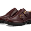 Cole Haan Women's Greenwich Monk Strap Oxford Bloodstone Leather 5.5 Medium