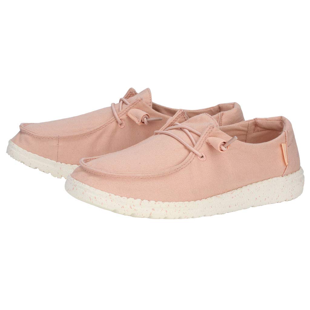 Hey Dude Women's Wendy Antique Rose Size 8 | Women’s Shoes | Women’s Lace Up Loafers | Comfortable & Light-Weight