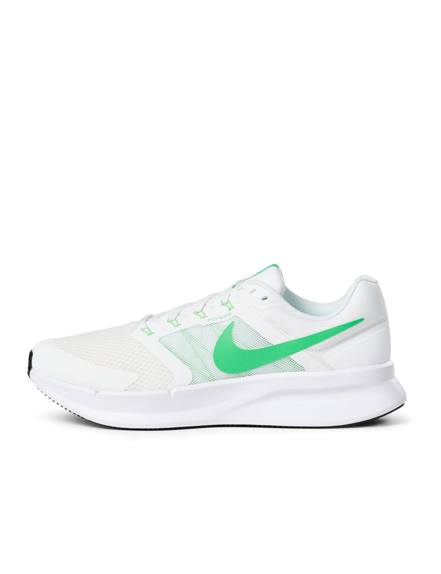 Nike Men's Run Swift 3 Road Running Shoes, Summit White/Green Shock-Barely Green, 10