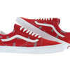 Vans Old Skool Mens Shoes Size 6.5, Color: Vans Misprint Red/White