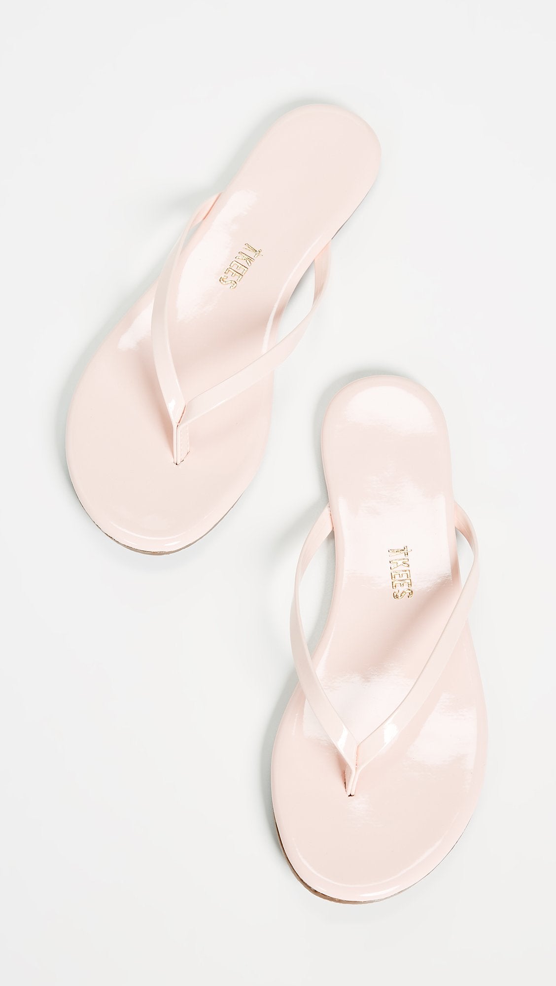 TKEES Women's Glosses Flip Flop, Whipped Cream, 6 B US