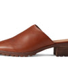 Madewell The Mindy Lugsole Mule in Leather Dried Maple 9 M
