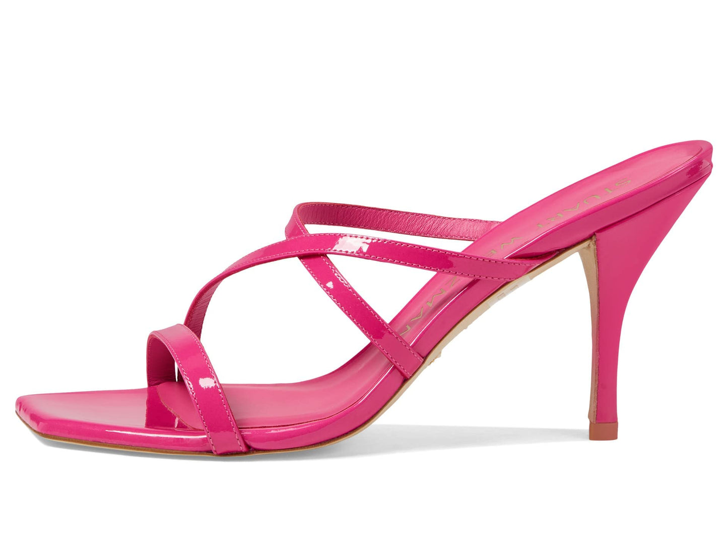 Stuart Weitzman Strapeze 85 Slide Magenta 9 B