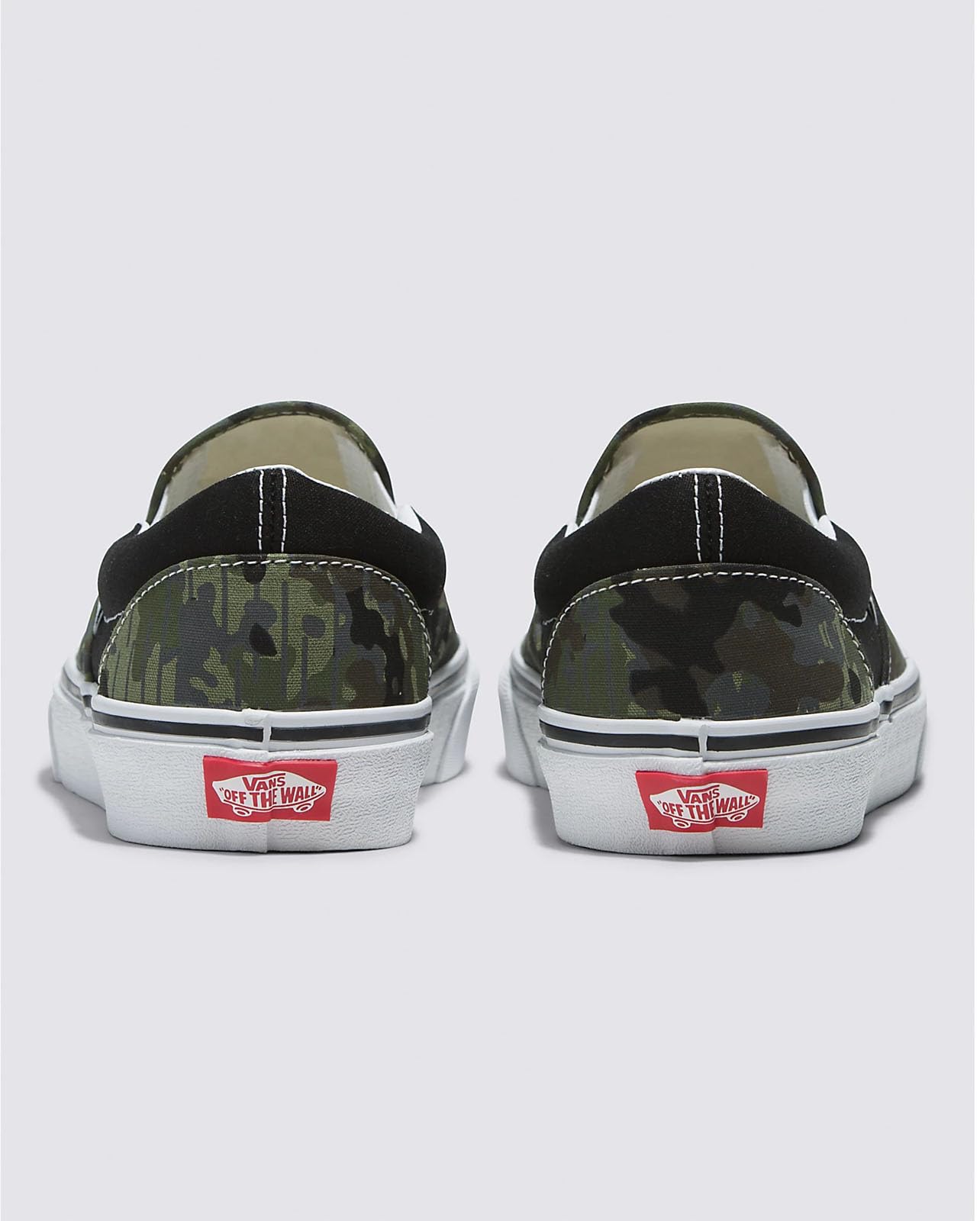 Vans - Unisex Classic Slip-On Shoes, Color Green/Multi, Size: 5.5 D(M) US Mens / 7 B(M) US Womens