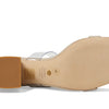 Stuart Weitzman Crystal Fleur 60 Slide Dune/Clear 10 B