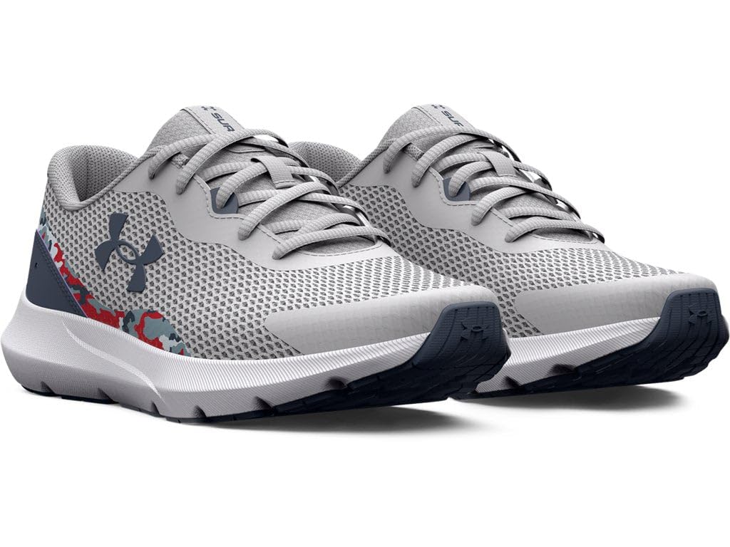 Under Armour Boys Grade School Surge 3 Printed Running Shoes - Enhanced Cushioning 4.5