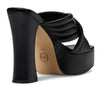 Michael Kors Portia Platform Sandal Black 10 M