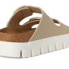 Birkenstock Female Papillio by Birkenstock Arizona Chunky - Birko-Flor™ Sandcastle Women 9-9.5