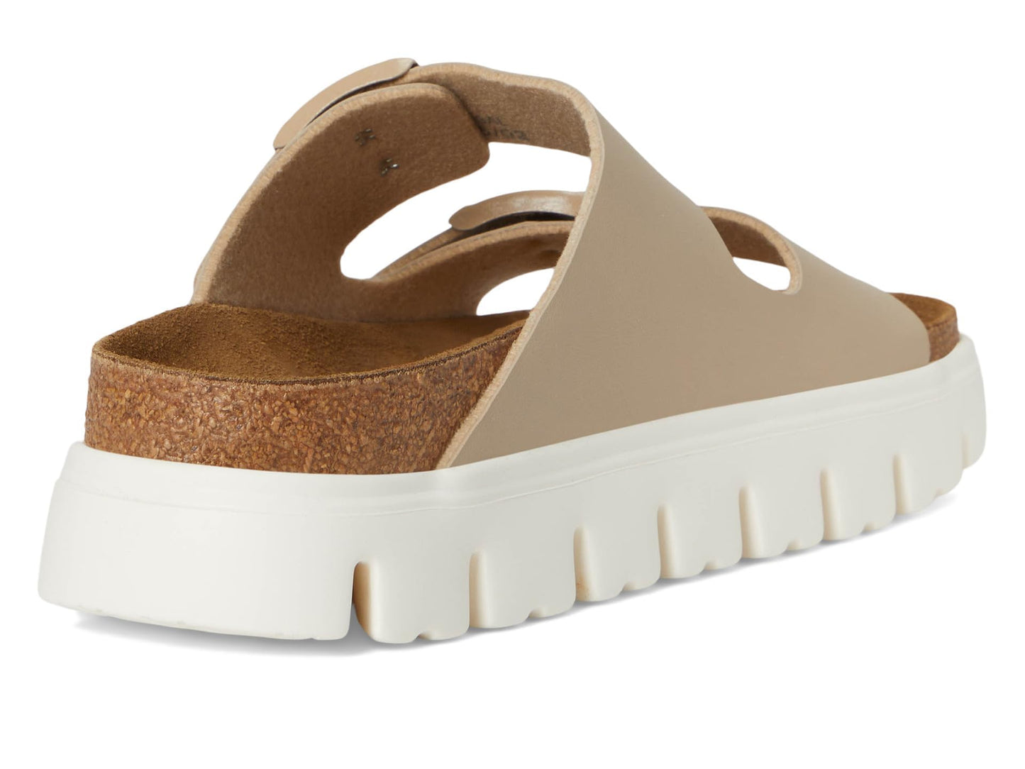 Birkenstock Female Papillio by Birkenstock Arizona Chunky - Birko-Flor™ Sandcastle Women 9-9.5