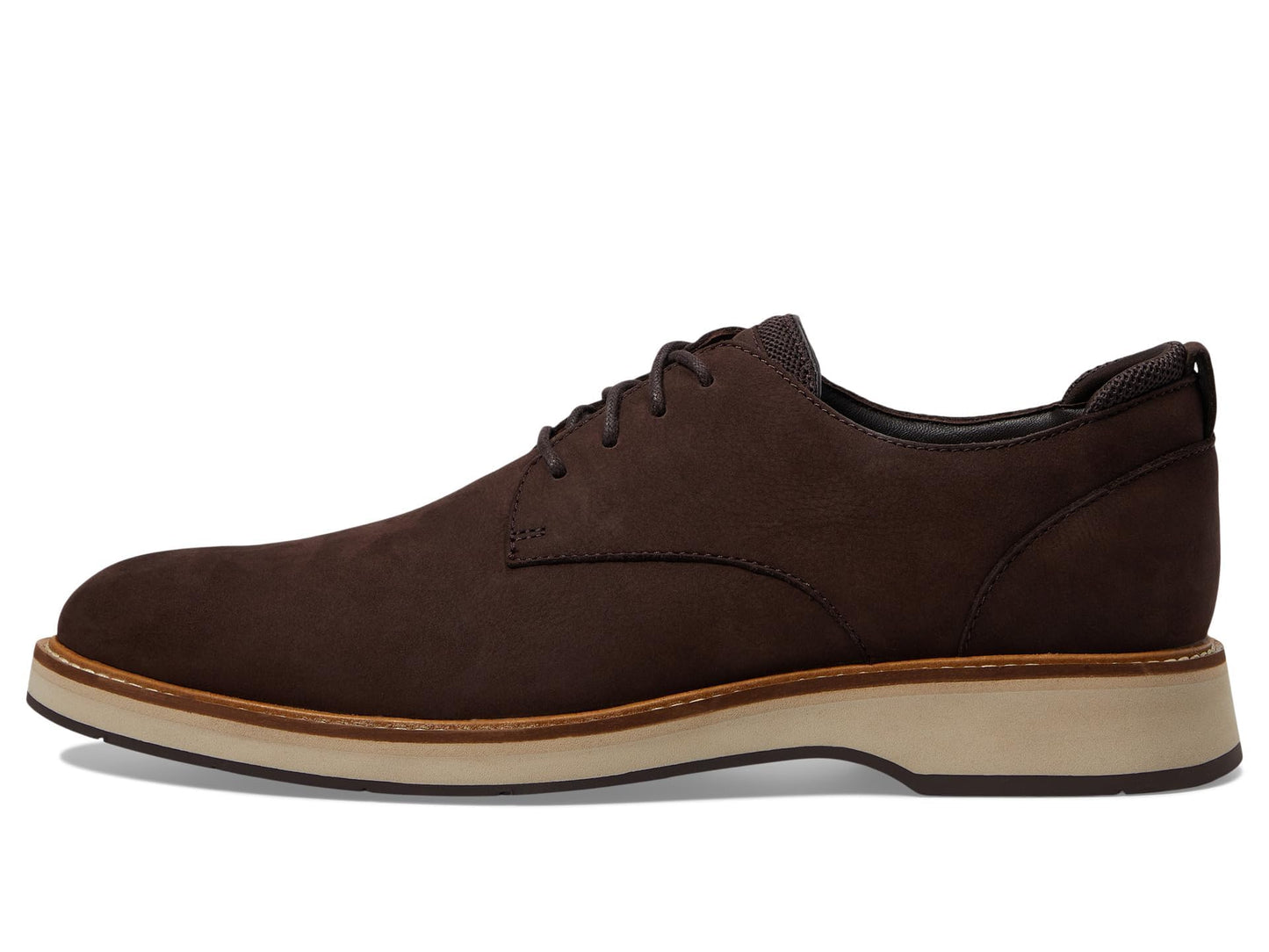 Cole Haan Men's Osborn Grand 360 Plain Toe Oxford Dark Chocolate Oat Bloodstone 13 Wide