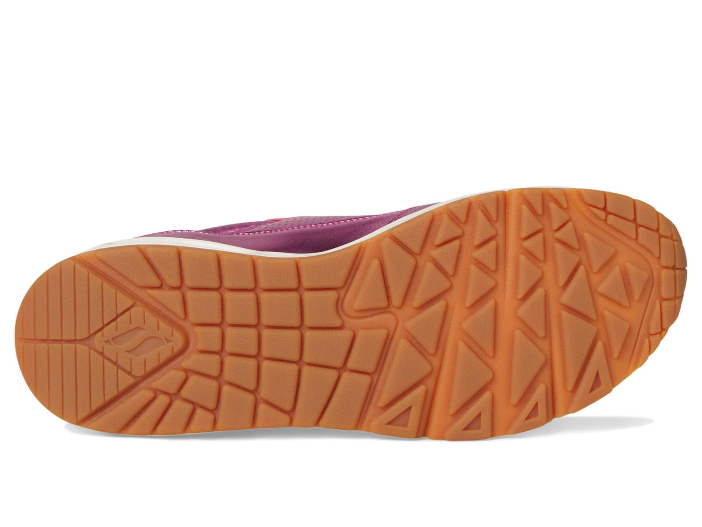 Skechers Womens Uno - Metallixs, Magenta, 7.5 Medium