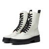 Frye Chloe Combat White 7 B (M)
