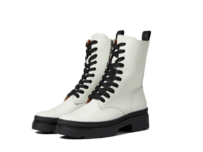 Frye Chloe Combat White 7 B (M)